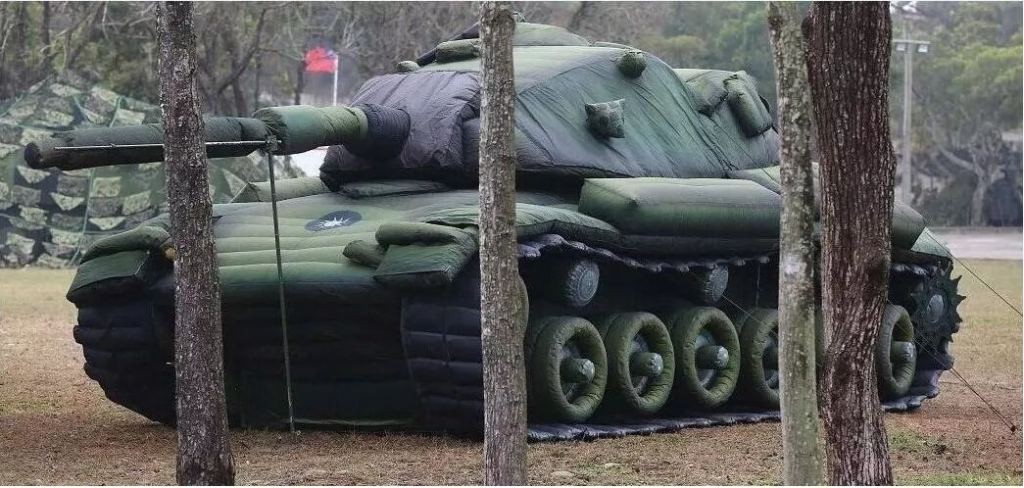 饶平军用充气坦克
